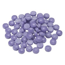 12mm Glass Mosaic Tiles, 200g Round Iridescent Glass Pieces, Purple