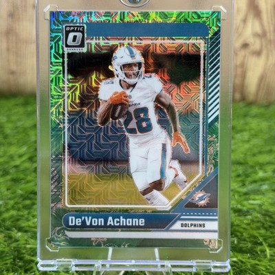 2024 DONRUSS OPTIC PRIZM DRAGON SCALE FOOTBALL #122 DE'VON ACHANE /24 a0158