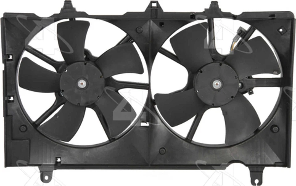 Ventilador de radiador y condensador doble para Nissan 350Z 2007-2009 cuatro estaciones Foto 2 de 2