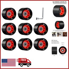 High-Performance 58mm Roller Skate Wheels 95A for Indoor Derby and Rhythm Skates
