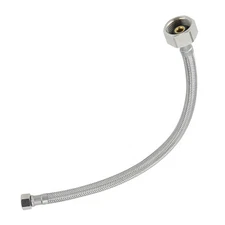 30cm 7/8 Inlet 3/8 Outlet Thread Copper Toilet Water Inlet Hose US