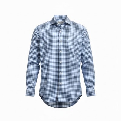 ben silver dress shirts Ben Silver Long Sleeve Dress Shirt Size Large. Dark Blue Highlights. Very Good