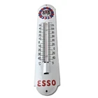 Vintage Esso Gasoline Sign - Service Pump Tiger Ad Sign on Porcelain Thermometer