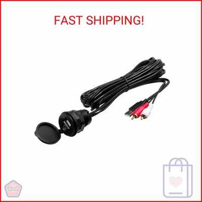 BOSS Audio Systems MUSB35 Universal USB 3.5mm 6 foot long Auxiliary Interface Mo
