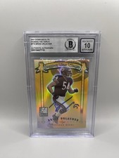 Brian Urlacher Signed 2001 Donruss Elite Passing The Torch Beckett Grade 10 Auto