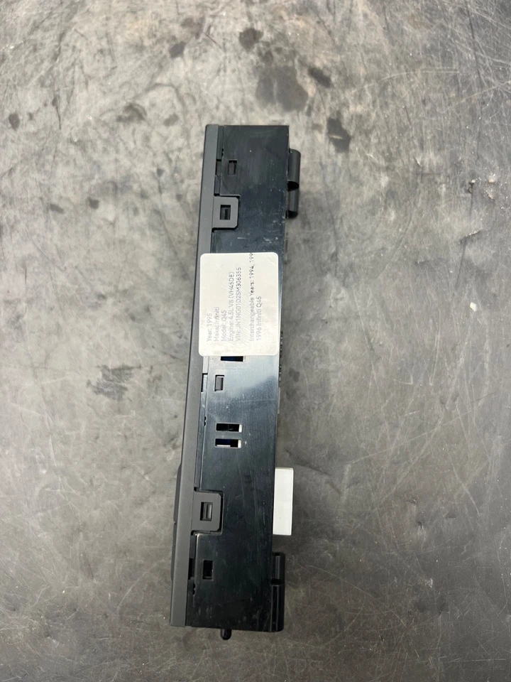 Conjunto de interruptor de módulo de control climático Infiniti Q45 1994-1996 OEM 2852567U01 Foto 4 de 4