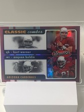 2022 Panini H2 Classic Combos Purple #CC-11 Kurt Warner Anquan Boldin /35