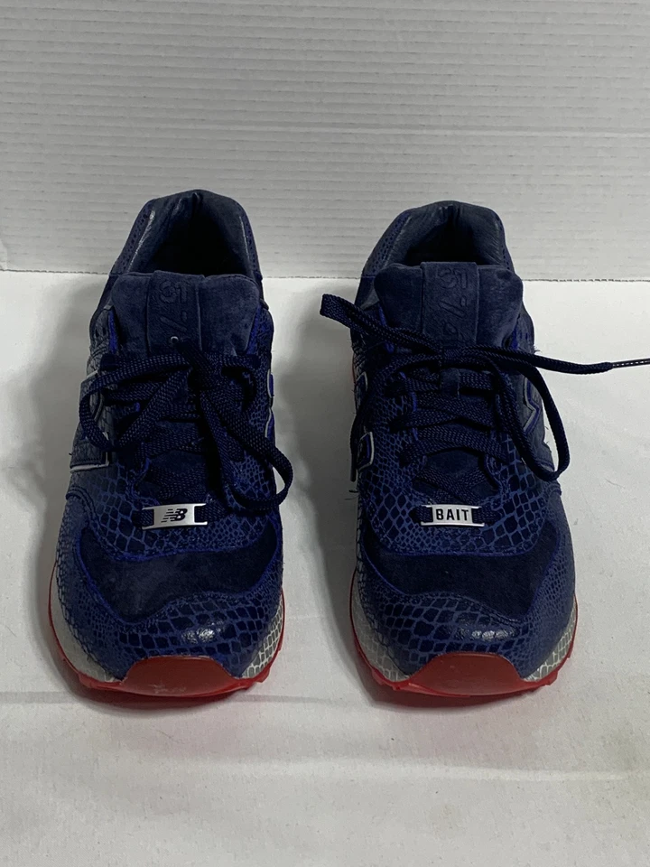 New Balance X BAIT 574 Cobra Commander Men's Shoe Sneaker Size 12 Blue G.I. Joe - Image 3 of 4