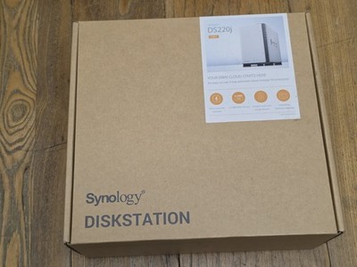 Synology DS220j 2-Bay NAS - Opened Box For Pictures / Never Used (Diskless)