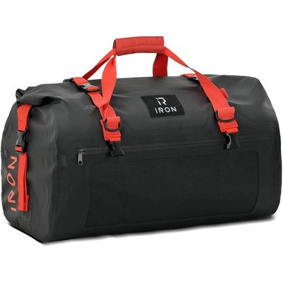 Motorcycle Dry Bag, 50L Waterproof Rolltop Saddle Bag with MOLLE for Touring