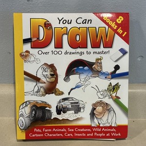 Hinkler Books You Can Draw 8 Books in 1 Drawing Animals & Birds by Damien Toll