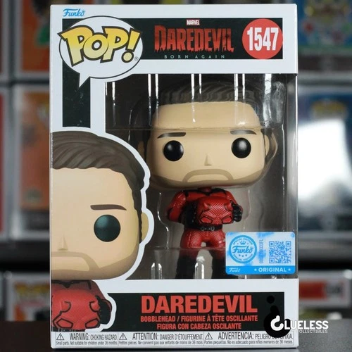 Funko Pop! Daredevil: Born Again - Daredevil Unmasked #1547 Excl. And Protector