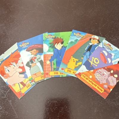Pokémon TV Animation Edition Ash Ketchum TV1, Misty TV3, Gary Oak TV8 Lot