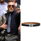 HERMES Black Brown Reversible Leather Belt Palladium Guilloche Silver Buckle 95