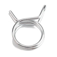 285PCS 12 Sizes Stainless Double Wire Fuel Line Hose Tube Clamp Spring Clips