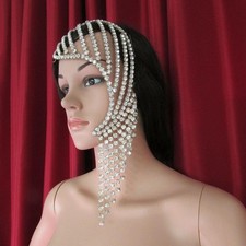 Da neena hqc742 shiny queen crystal pageant dance tiara headdress wig