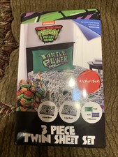 Nickelodeon Teenage Mutant Ninja Turtles Microfiber 4-Piece Twin Sheet Set