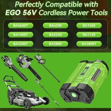 56V Lithium Battery For EGO Power+ 56Volt 2.5Ah BA1400T BA1400 BA2240 Battery