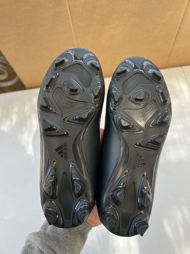 Adidas Predator Accuracy.4 Turf Soccer Shoes Youth 2.5 Triple Black Lace Up - Picture 6 of 9
