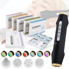 Facial SPA CO2 Bubble Oxygen Beauty Machine Gel Skin Bright Exfoliates Pods Kit