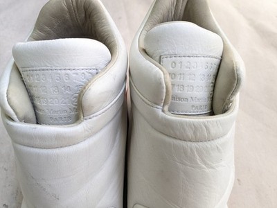 靴 \"martin margiela\"clinic hi sneaker Maison Margiela Clinic Black Men 11 44 Leather High Top Sneaker