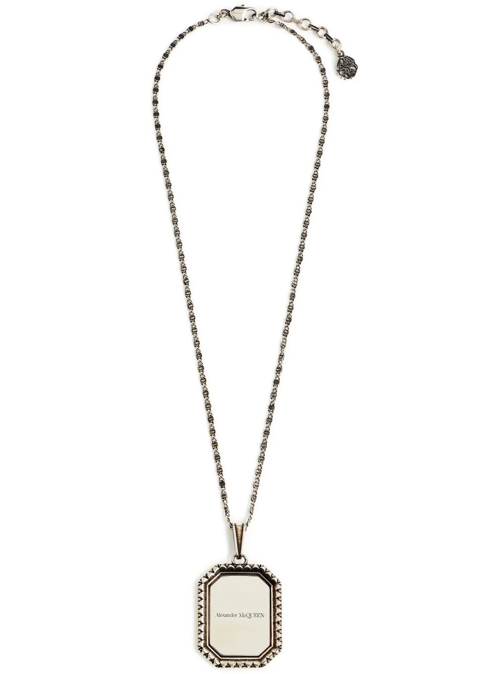 ALEXANDER McQUEEN PLATE MEDALLION CAMEO CHAIN NECKLACE 708867J160Y0446