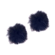 2pcs Lapel Lavalier Microphone Furry Windscreen Windshield Wind Muff