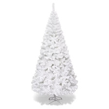 Albero Di Natale FOLTO 240 Cm BIANCO Decorativo Effetto Neve Reale innevato 2025
