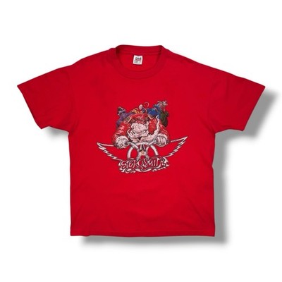Vintage Aerosmith 1994 Get A Grip Santa T-Shirt Mens XL