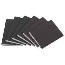 32Pcs Door Corner Seals, Self-Adhesive Exterior Door Frame Seal, Black & Brown