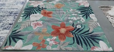 GREEN RUST 6'-5'' x 6'-5'' Broken Thread Rug, Reduced Price 1172798349 CBN454Y-7SQ