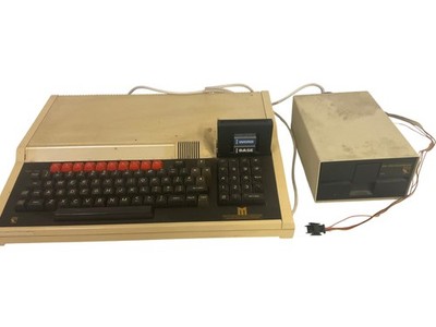 Acorn BBC Master Microcomputer Vintage Computer mit Tastatur Funktionstasten