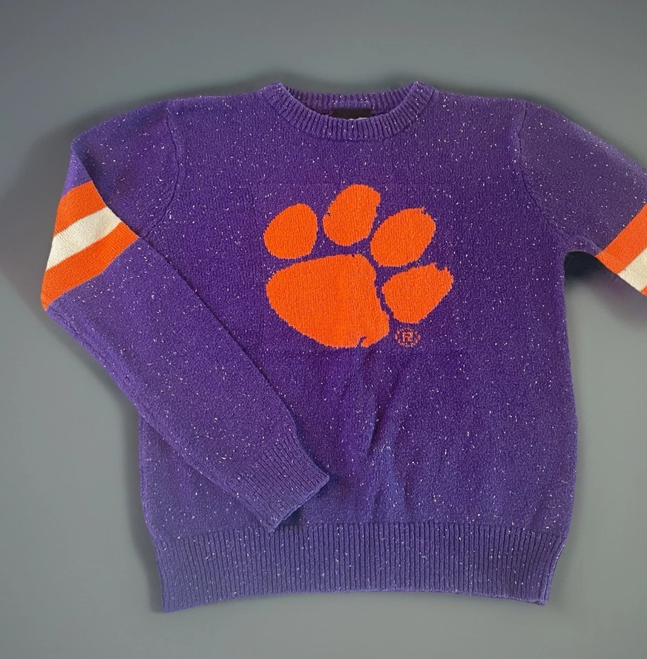 Suéter GEN2 Juvenil Grande Púrpura Naranja Pata Tejido Niños 14/16 Team Spirit Pullover Foto 2 de 4