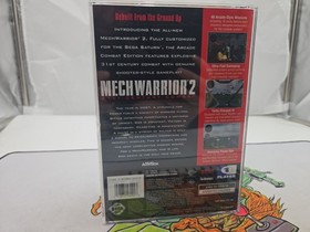MechWarrior 2 Sega Saturn COMPLETE Disc+Case+Manual+Reg. Card