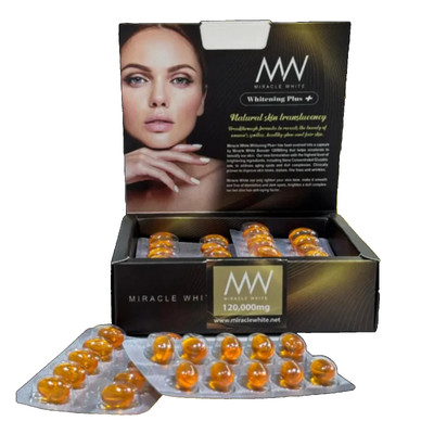Miracle White Royal Gold Booster Kapseln Whitening Plus+ 60 Nano Glutathion