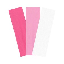 Fecawd 3PCS Headbands for Women Non Slip Elastic Sweat Hairbands Fashion Pink