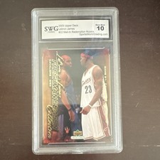 Upper Deck 2003 LeBron James #22 Rookie SWG 10 Cleveland Cavaliers