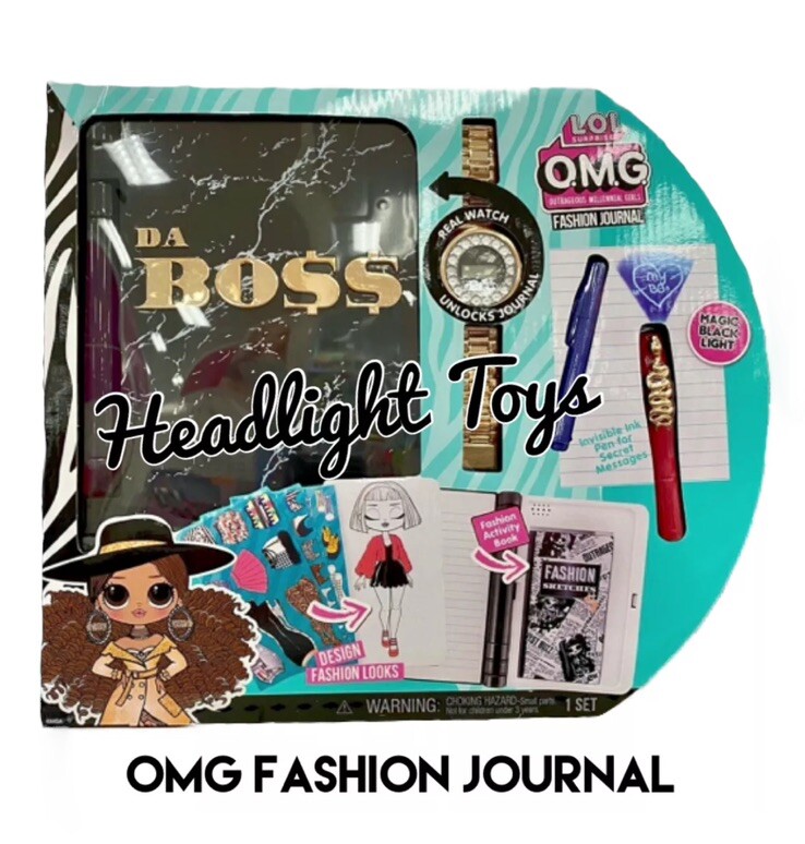 1 LOL Surprise Da Boss OMG Fashion Password Journal Watch Doll 