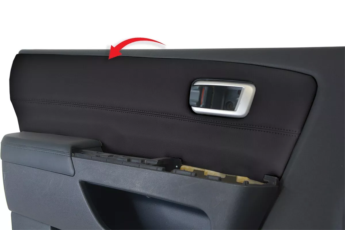 Insert Door Panel Cover Leather for Honda Pilot 2009 2015 Black eBay