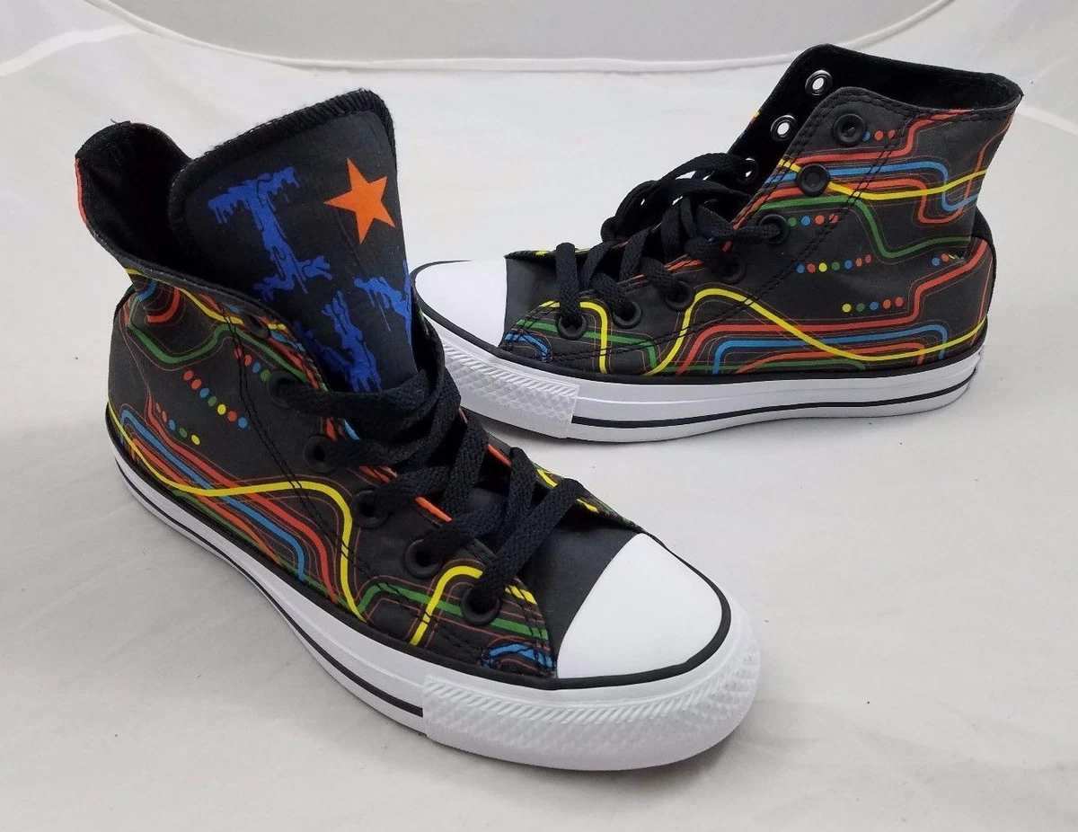 conjunción Arthur Conan Doyle Propio Converse Chuck Taylor All Star Hi Tops NYC New York Subway Map 155059C  Womens 6 | eBay