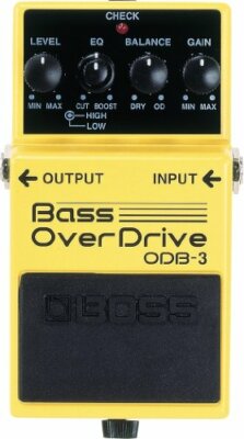 BOSS Bass Over Drive ODB-3 Bass Effector OverDrive Yellow NEW from Japan