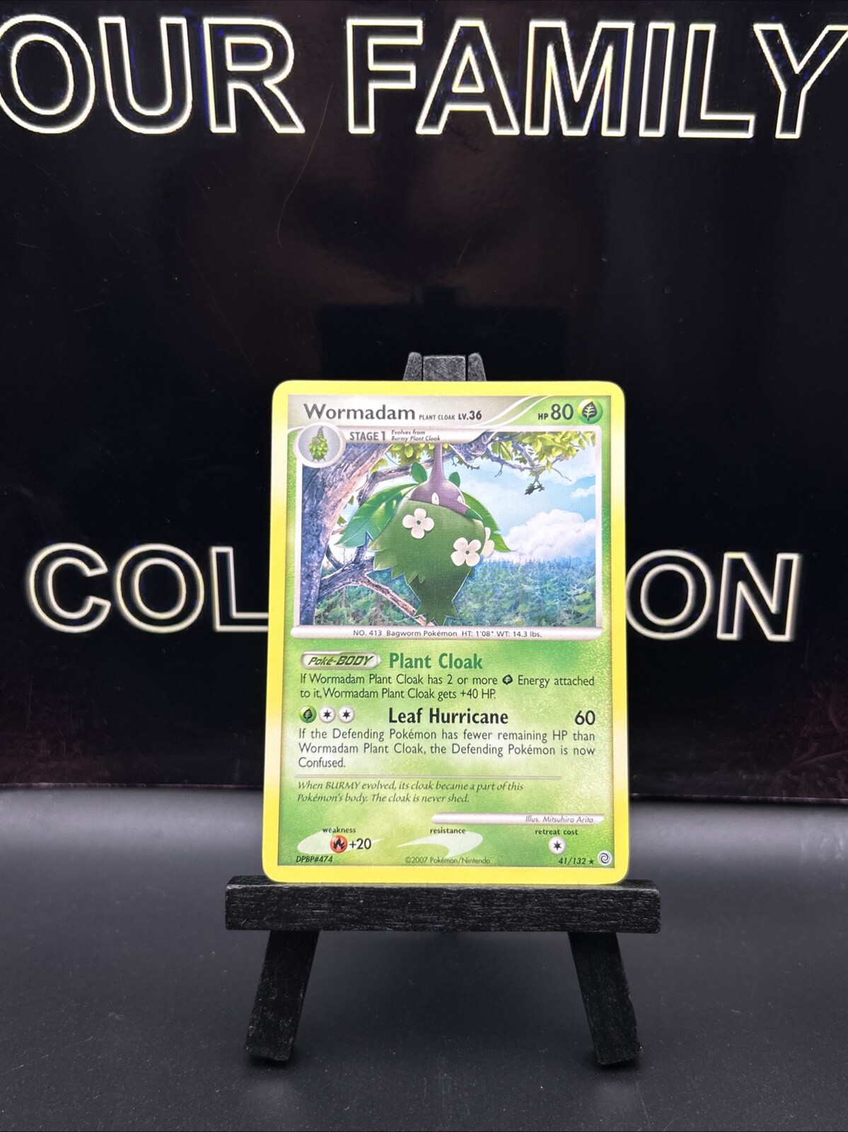 Wormadam Plant Cloak 41/132 Secret Wonders Regular Pokemon Card