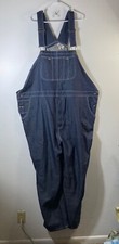 Mens Liberty Blues Denim Overalls Blue 54 x 38 Cotton 1