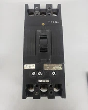 1- General Electric TFJ236225 Circuit Breaker  225 Amp 600V 3-Pole 225A Trip Uni