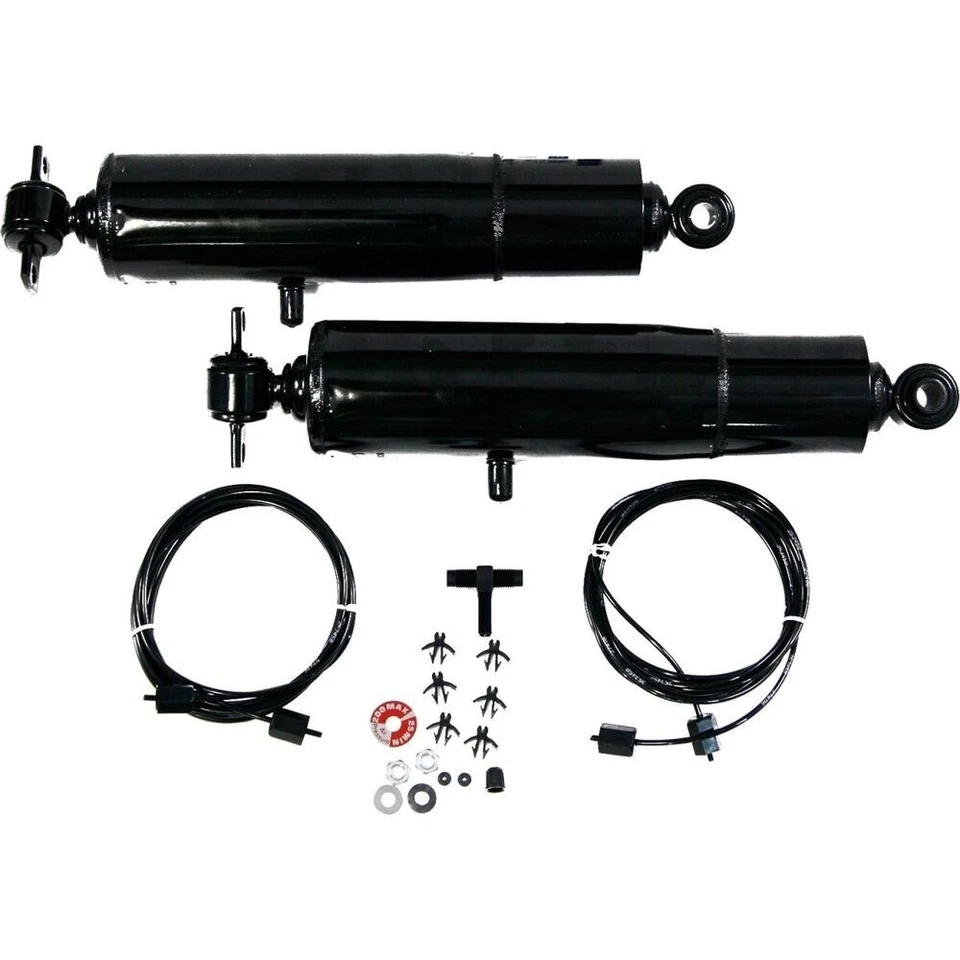 Rear Air Adjustable Shocks Absorbers Kit For 1992-2016 Chevy GMC 4WD Set Of 2 - Image 2 of 4