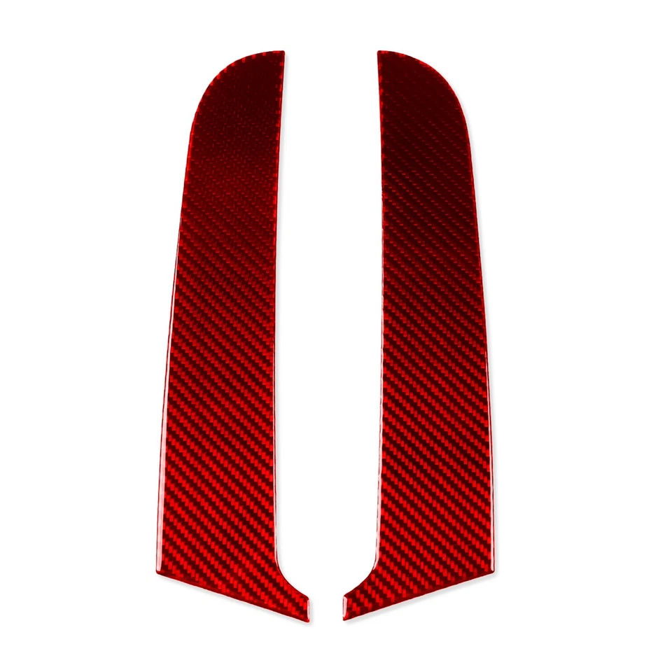 Cubierta de panel exterior de fibra de carbono rojo pilar C para Kia Sportage R GL 11-16 Foto 2 de 4