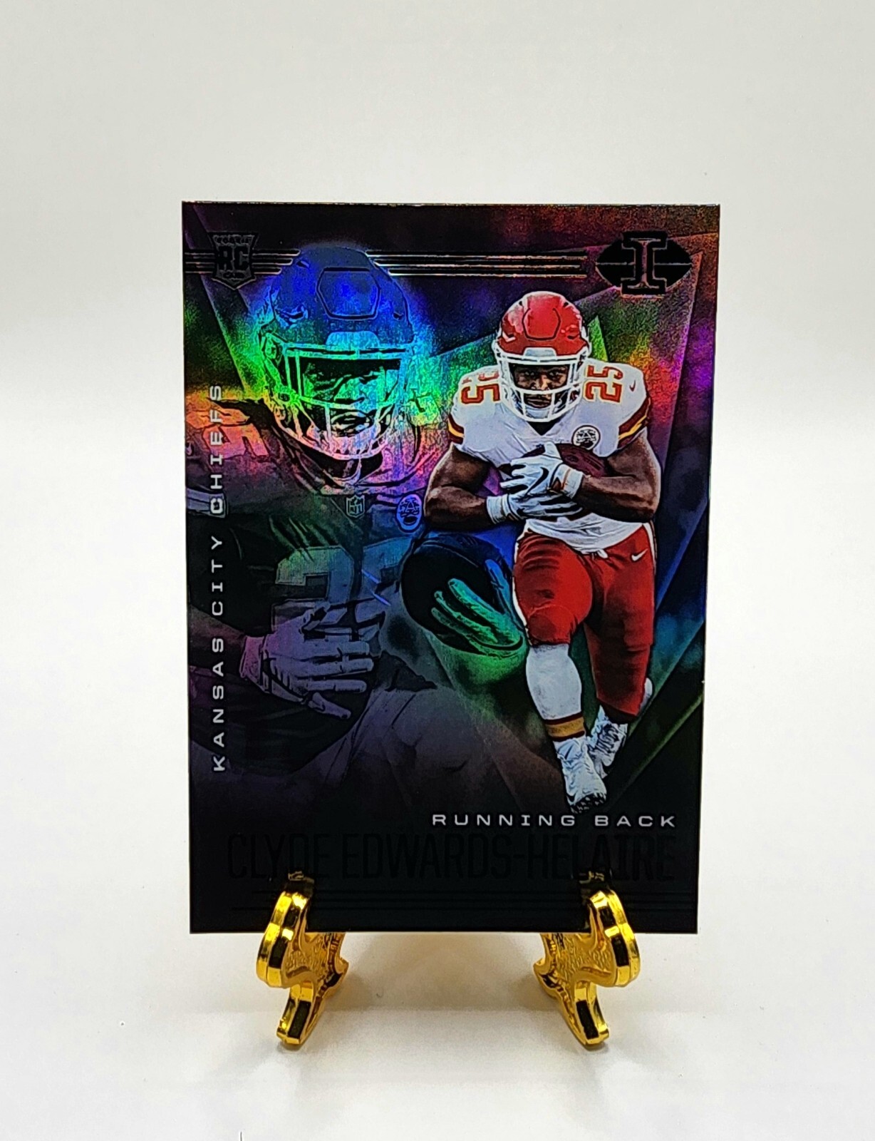 2020 Panini Illusions Clyde Edwards-Helaire Rookie No. 15