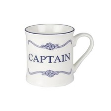Mug Nautical China Tea Coffee Crew Cup Sailing Gift Captain Nauticalia 275ml