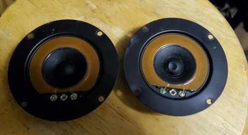 PAIR of GRS PRT-8 Phenolic Ring Tweeter 