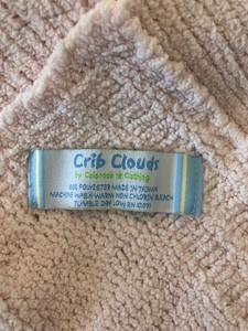crib clouds blanket